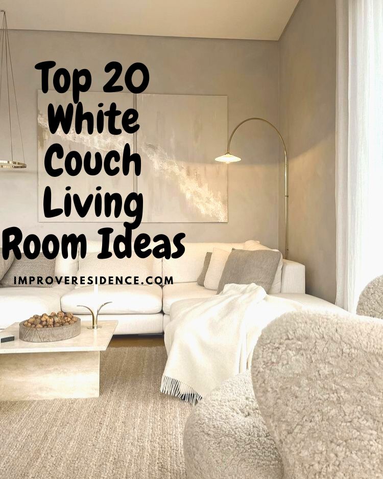 The Top 20 White Couch Living Room Ideas